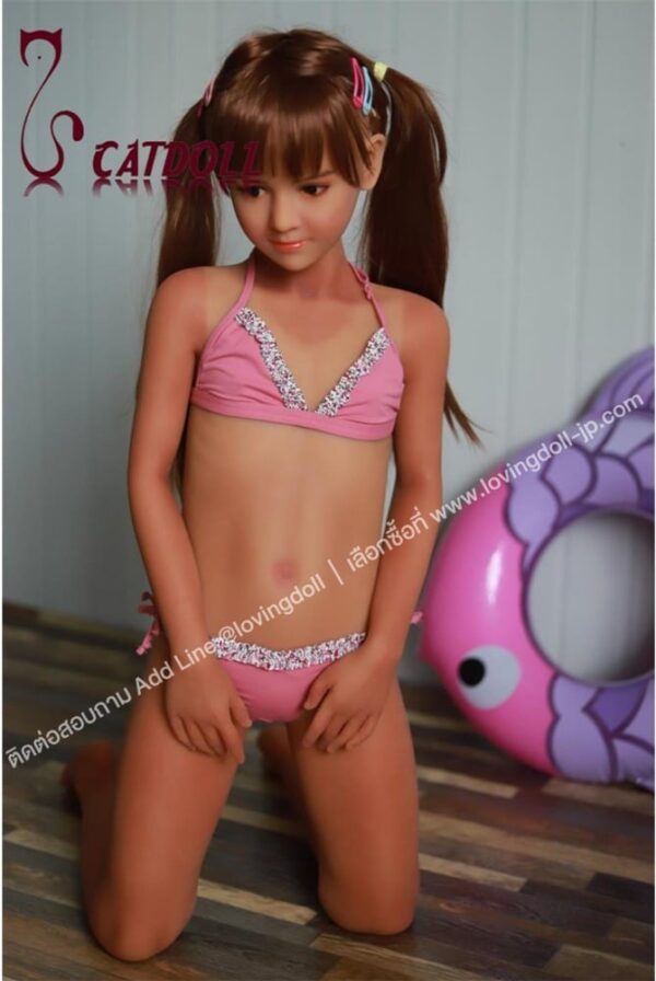 ตุ๊กตายางเด็กน่ารัก ผิวสีแทน 126cm Laura Loving Doll ラブドール 