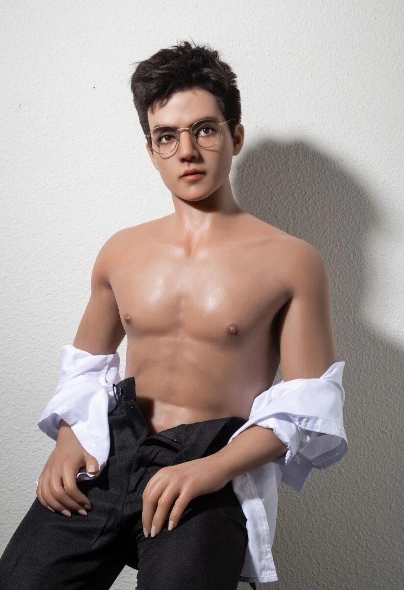 ตุ๊กตายางผู้ชาย หนุ่มหล่อ Full Silicone 177 Cm Hank Loving Doll ラブドール